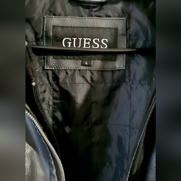 Leather hoddie Jacket - Picture 2 of 3